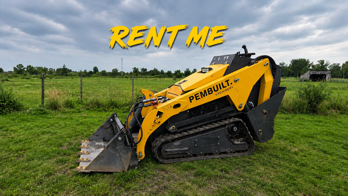 Stand On Skid Steer for Rent (Derette V1000) in Alexandria Ontario