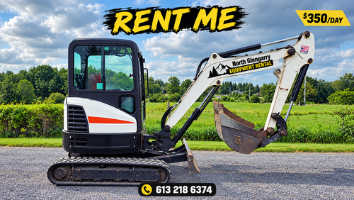 2.6 Ton Excavator for Rent Alexandria Ontario