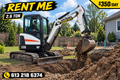 2.6 Ton Excavator for Rent Alexandria Ontario